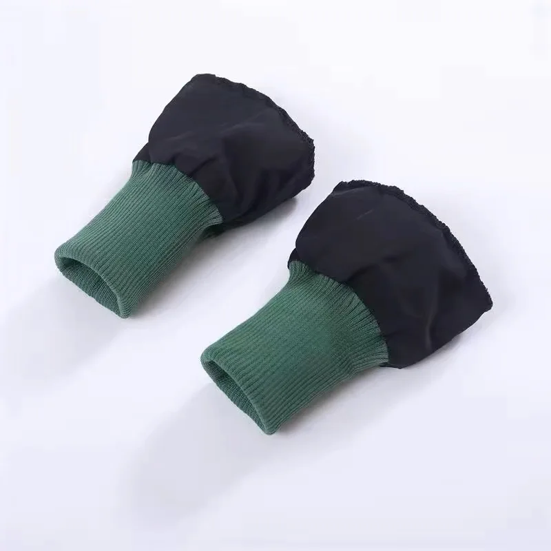 Polsini del piumino ispessi, maniche della giacca in cotone antisporco e antivento, chiusura a coste elastiche elastiche allungate  15