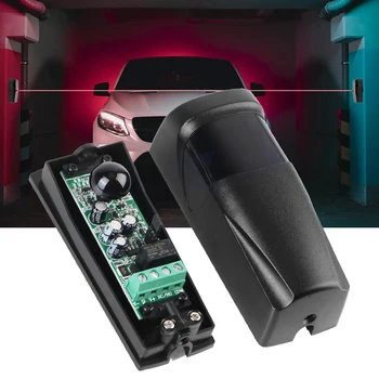 For Automatic Gate Barrier Garage Infrared Detector Sensor 12-24V AC/DC Photocell Infrared Sensor Detector Battery Powered 1