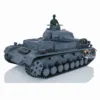 1/16 Scale 2.4G HENG LONG 7.0 Plastic German Panzer IV F2 RTR Radio Control Tank Model Toys 3859 TH17395-SMT5 3