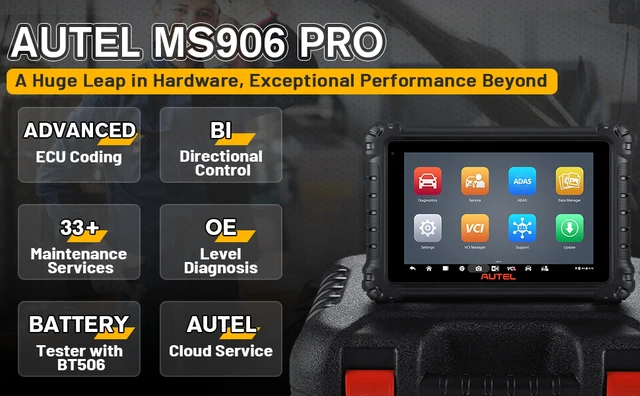 Autel Maxisys Ms906 Pro Diagnostic Scan Tool, Upgraded Of Ms906