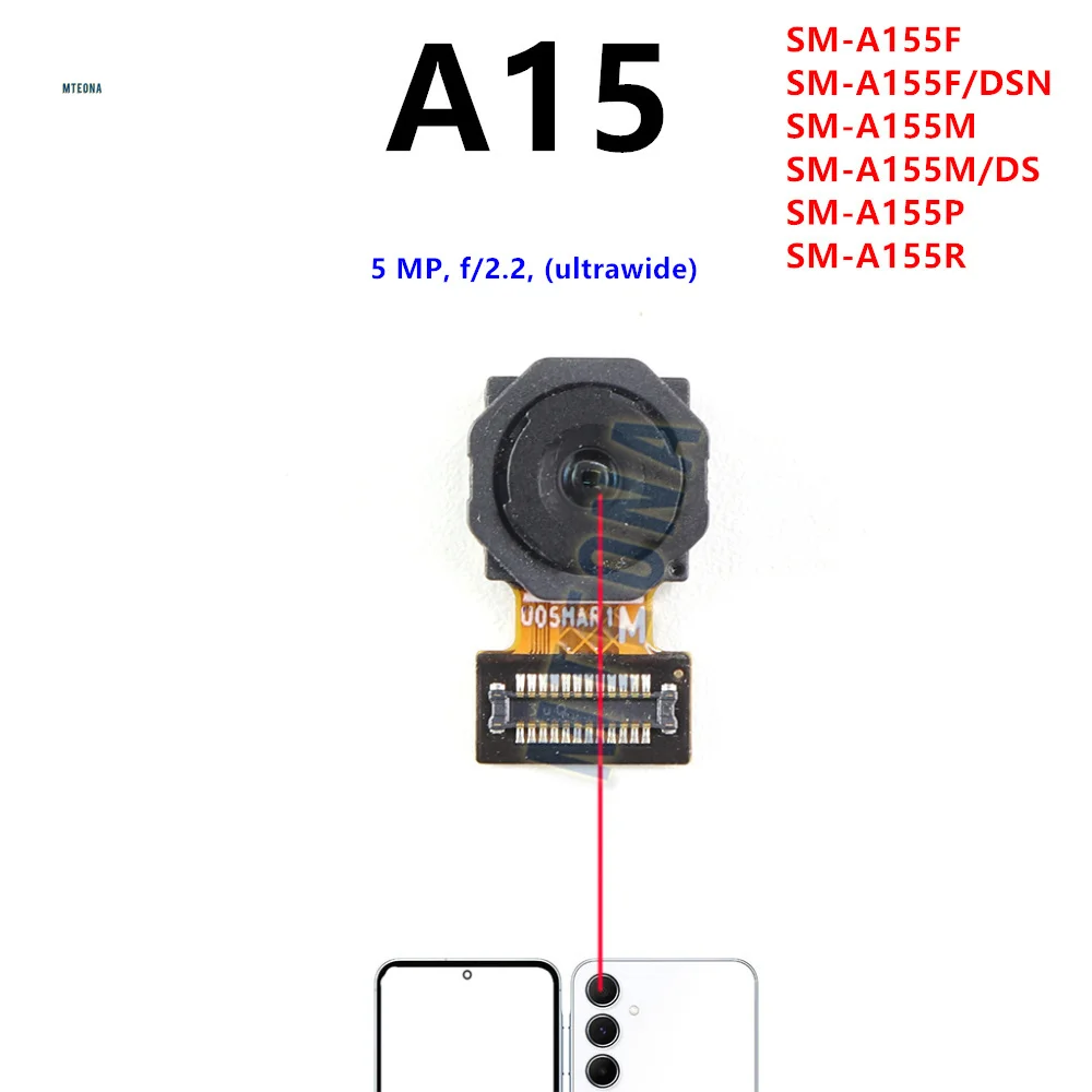 Enhanced Smartphone Camera Module Replacement - Front and Rear Selfie & Wide Lens Flex Cable Part