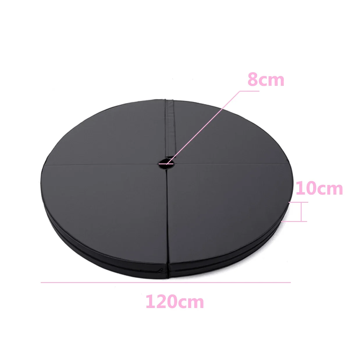 Pole Dance Mat, Draagbare Veiligheid Yoga Vloermatten, Opvouwbare Pole