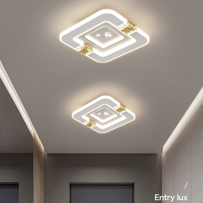 

Nordic Aisle Lights Corridor Ceiling Led Lights Luxury Balcony Lighting Lamp Personality Creative Entry Foyer Porch Home Light