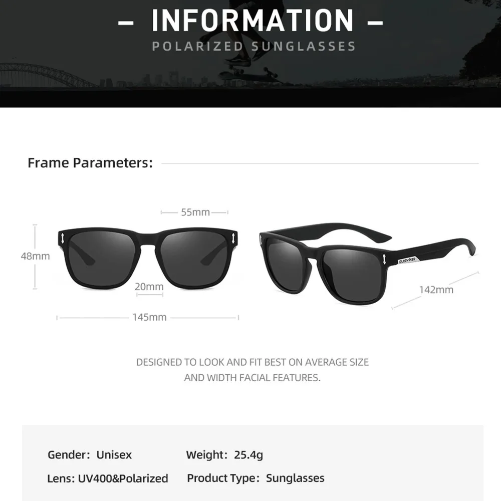 Polarized Sunglasses Brand Polarized Fishing Running Men Sunglasses UV400 HD Vision Cycling Windproof Fashion Goggles TAC Lens Vintage Style