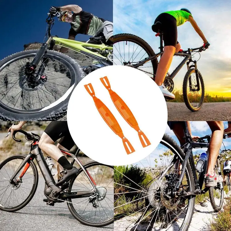 Bicycle Wheel Spokes Reflective Sticker Tube Warning Safety Light Bicycles Decor DIYs Cycling Reflector Reflective Safety Kit