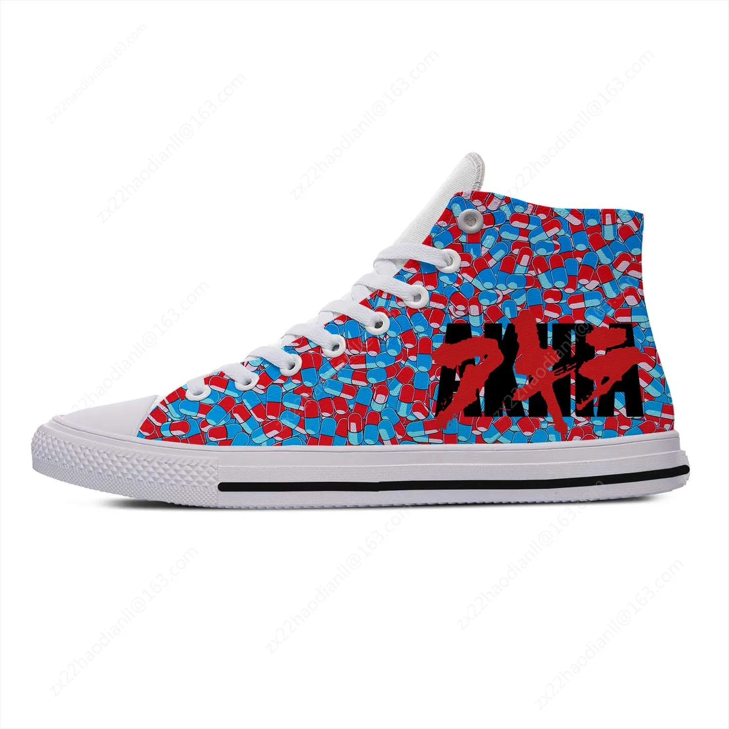 Hot Anime Akira 1988 High Top Sneakers Mens Womens Teenager Fashion Casual Shoes Canvas Running Shoes 3D Print  Lightweight shoe