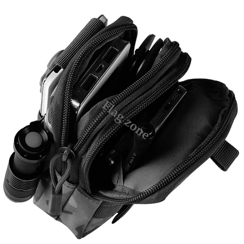 Multifunction Tactical Waist Bag Outdoor Molle Bag EDC Pack Molle Men Sport Hiking Hunting Working Tools Mobile Phone Pouch 2