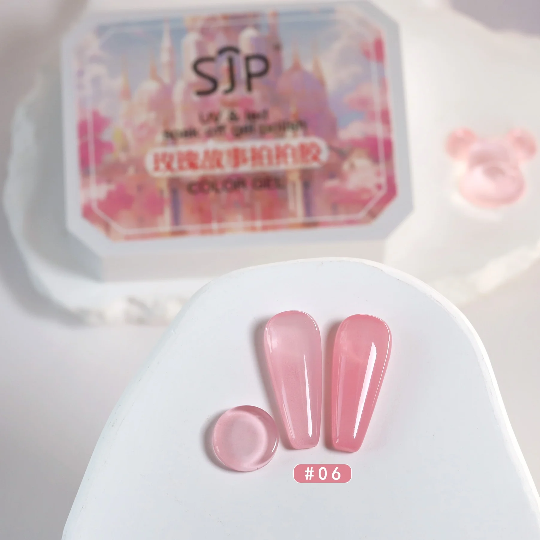 Elegant Nude Nail Gel Collection - DIY Home Manicure Kit, Perfect Gift