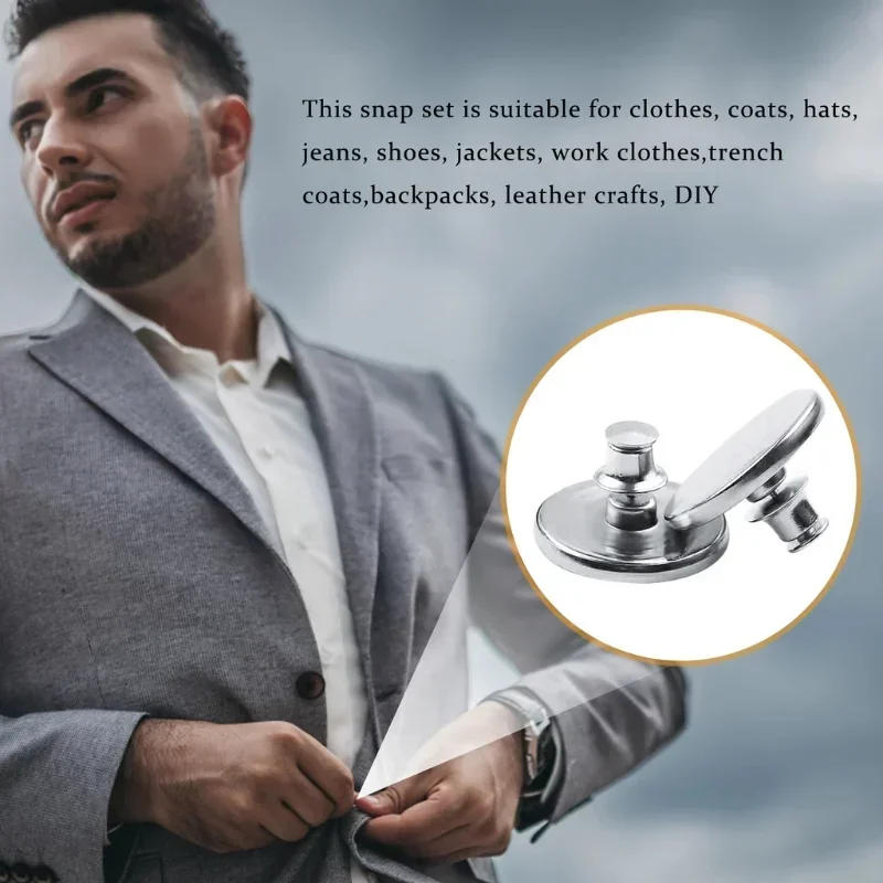10/2PCS Curtain Fasteners Magnetic Curtain Closed Button Adjustment Magnet Close Buckle Detachable Buttons Home Decor