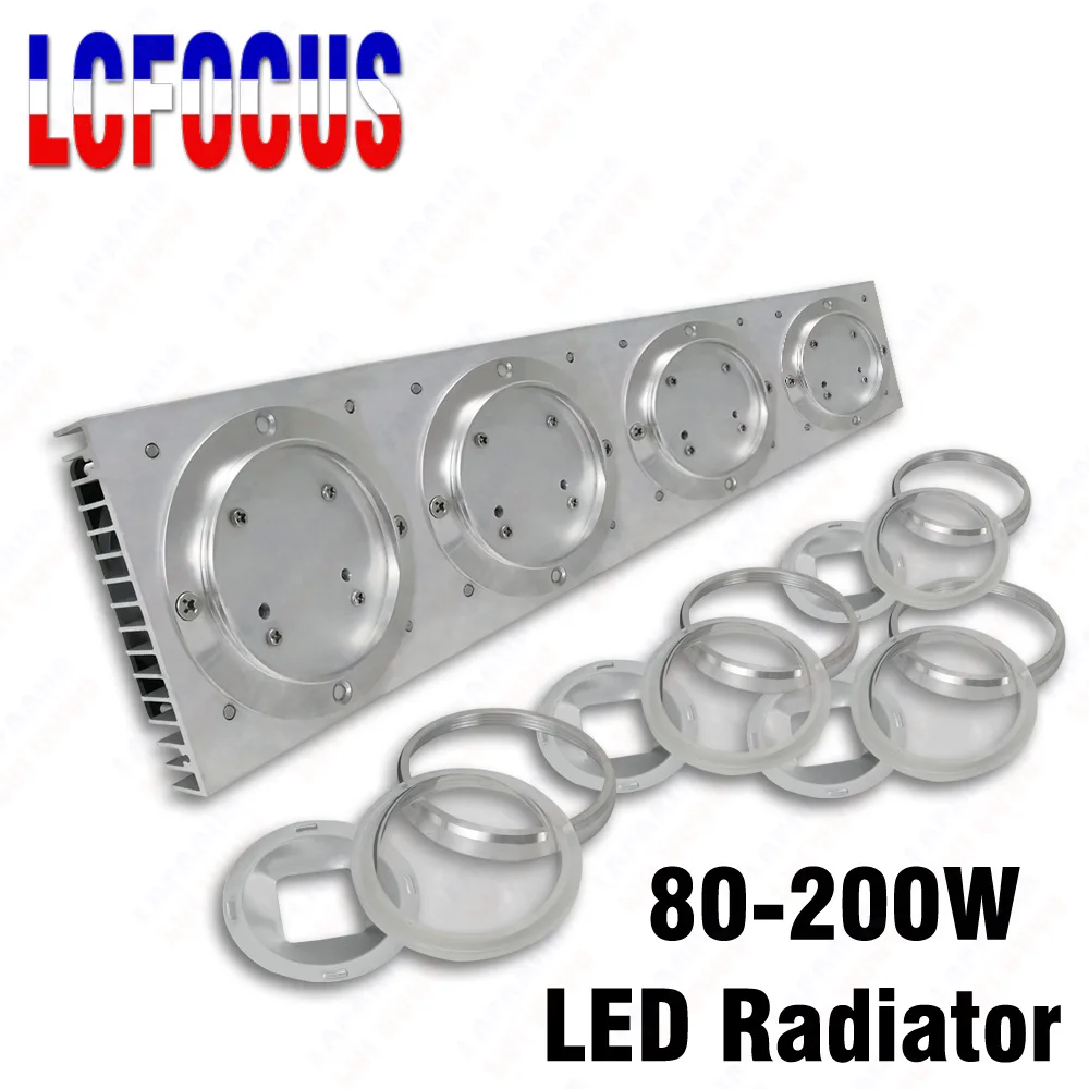 

20W 30W 50W 80W 120W 200W LED Lamp Radiators Aluminum Heatsink With Fan Cooling Heat Sink For 20 30 50 200 W Watt Light Beads