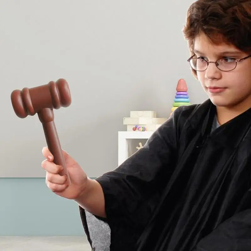 Toy Judge Gavel For Kids Props For Courtroom Courtroom Gavel Toy Judge Costume Accessory Justice Costume Props Cosplay