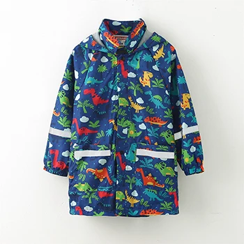 Unisex Bambini Moda Karikatur Giacche Impermeabili con Cappuccio Cartoni Animati