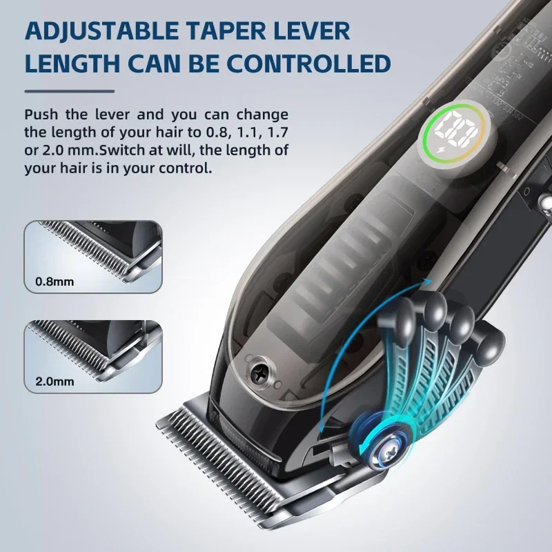 LED Dog Clipper Dog Hair Clippers Grooming (Pet/Cat/Dog/Rabbit) Haircut Trimmer Shaver Set PetsFader
