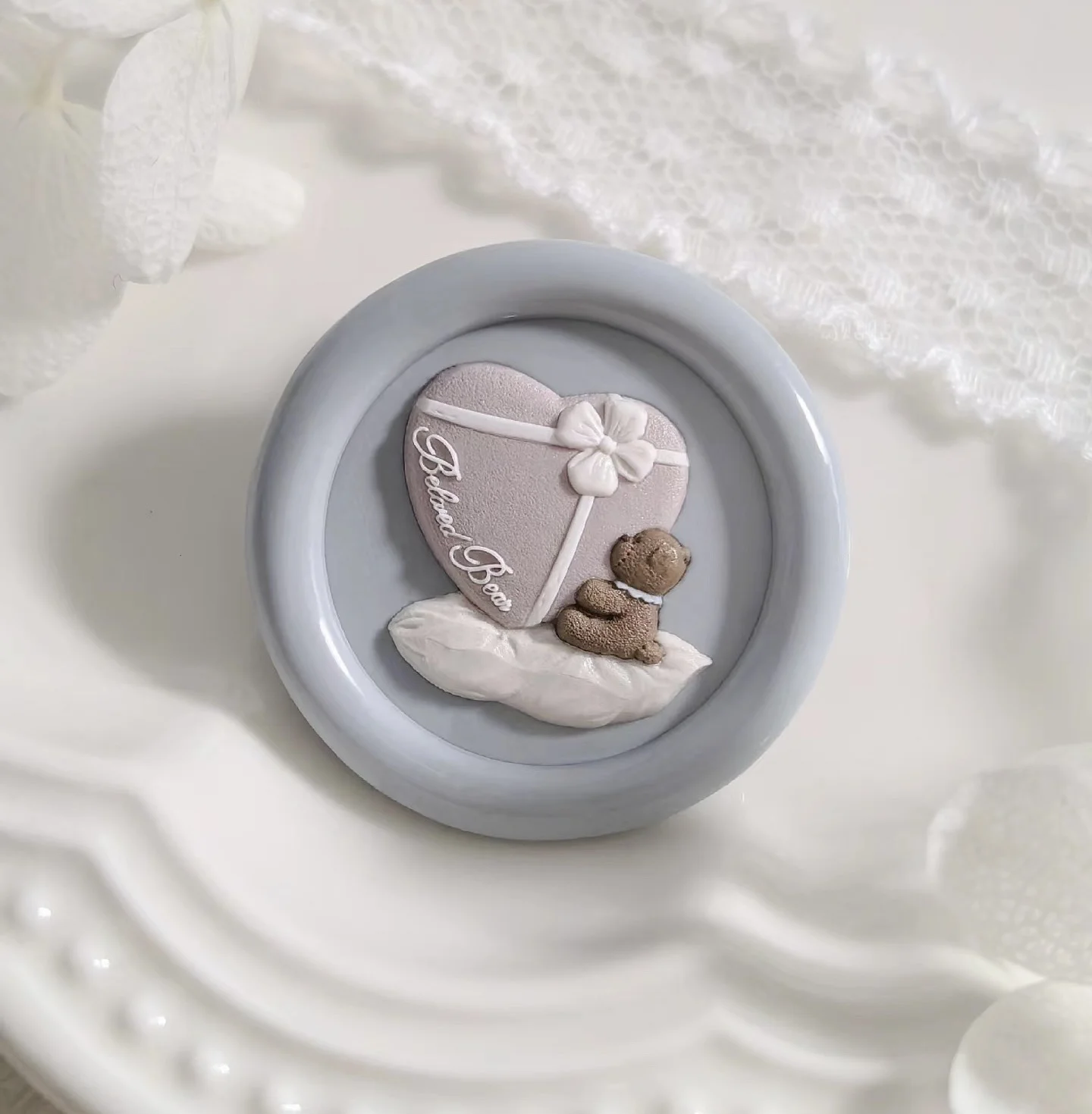 Bronze Enaving Stamp Sti-on Wax Sealing Fire Seal Creative Cultural Gift Invitation Matte Fini Small Animal Design