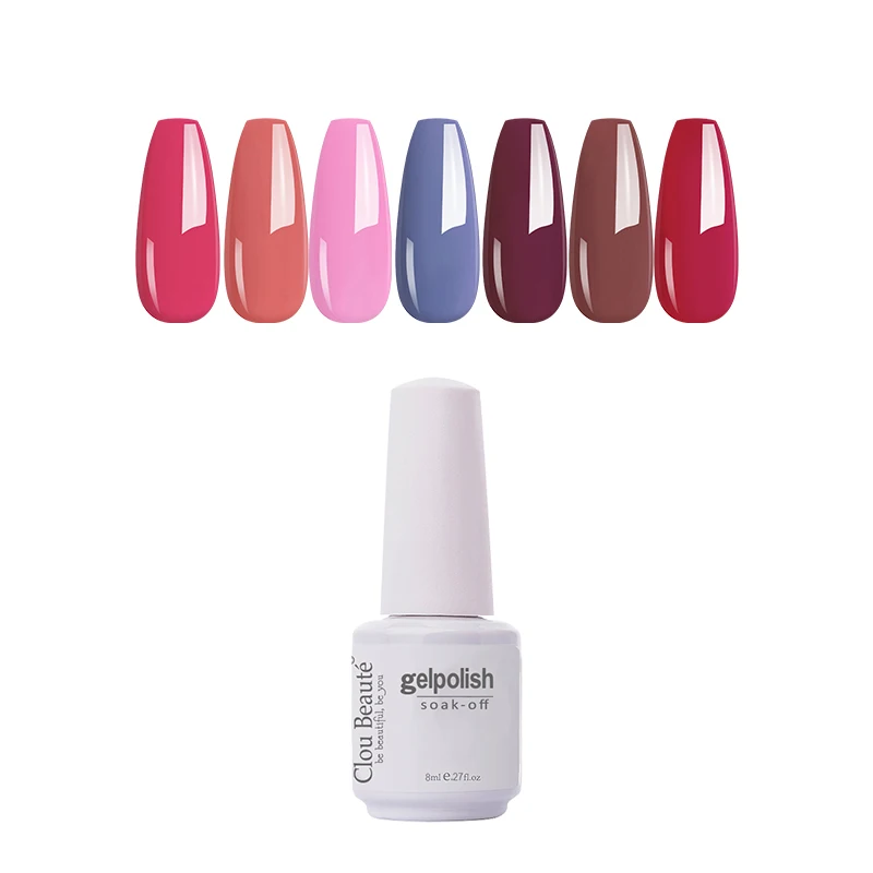 Clou Beaute Primer Gel Varnish Soak Off UV LED Nail Polish Color Base Coat No Wipe Top Lacquer Painting Hybrid | Красота и здоровье