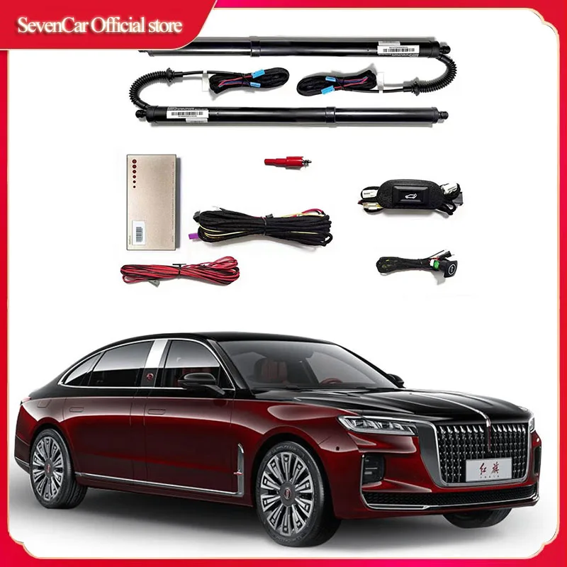 

Электрическая дверь задней двери, интеллектуальная дверь с питанием, задняя дверь багажника, обновленная автоматическая установка, подходит для Hongqi H9 2020-2023