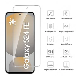 Premium Full Cover Tempered Glass Screen Protector - Crystal Mica Finish - Tempered Glass (S25 FE)