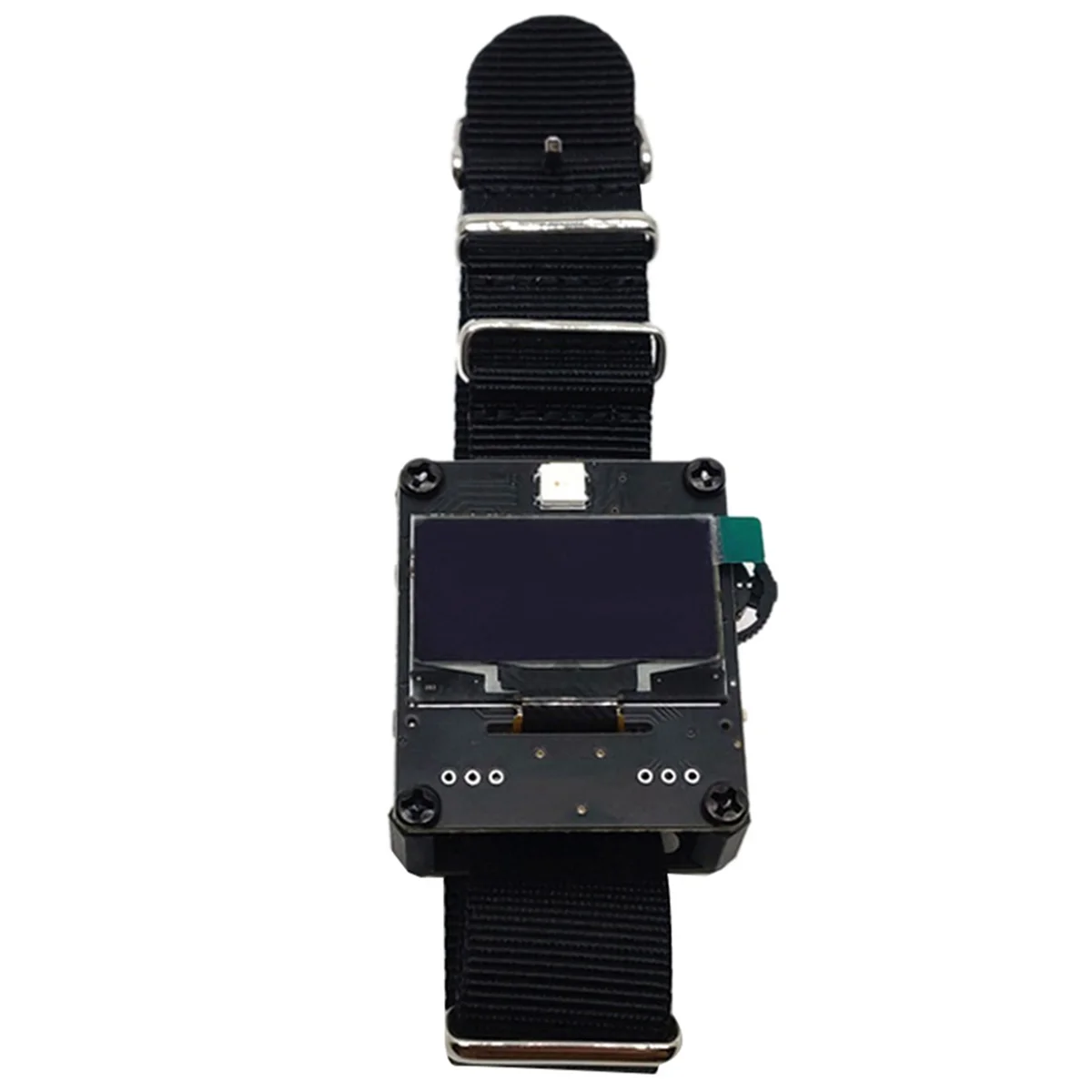

Программируемая макетная плата ESP8266 для часов, плата для часов с ремешком и платой Wi-Fi, плата для часов без аккумулятора 3,7 В постоянного тока, 500 мАч