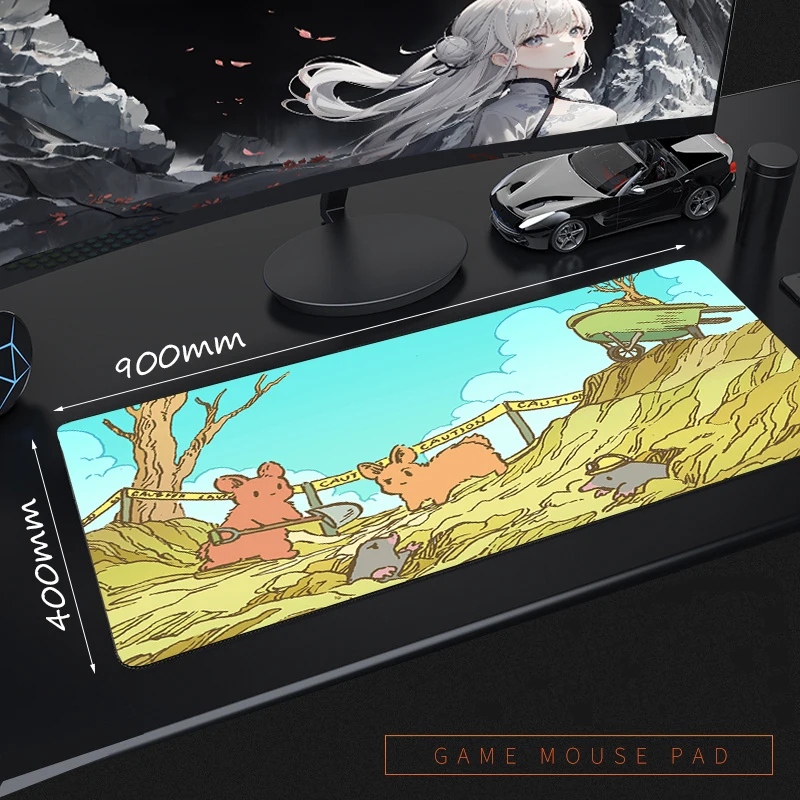 

Big Kawaii Desk Protector Mousepad Xxl Gaming Mouse Pad Pc Accessories Gamer Keyboard Mat Large Cute Extended Mice Keyboards