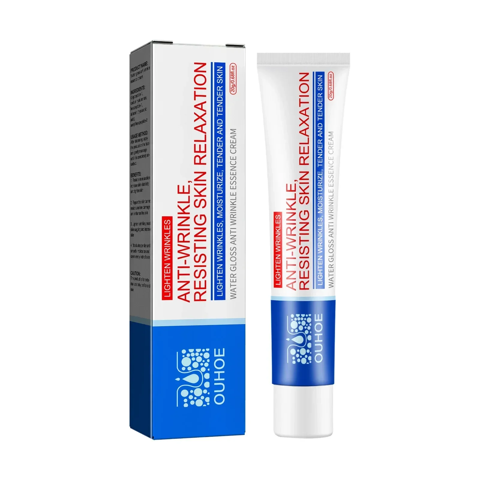 Crema Viso Istantanea Antirughe Lifting Rassodante Anti-Età Sbiadimento Linee Sottili Rassoda Pelle Liscia Crema Idratante Nutriente_voghion.com