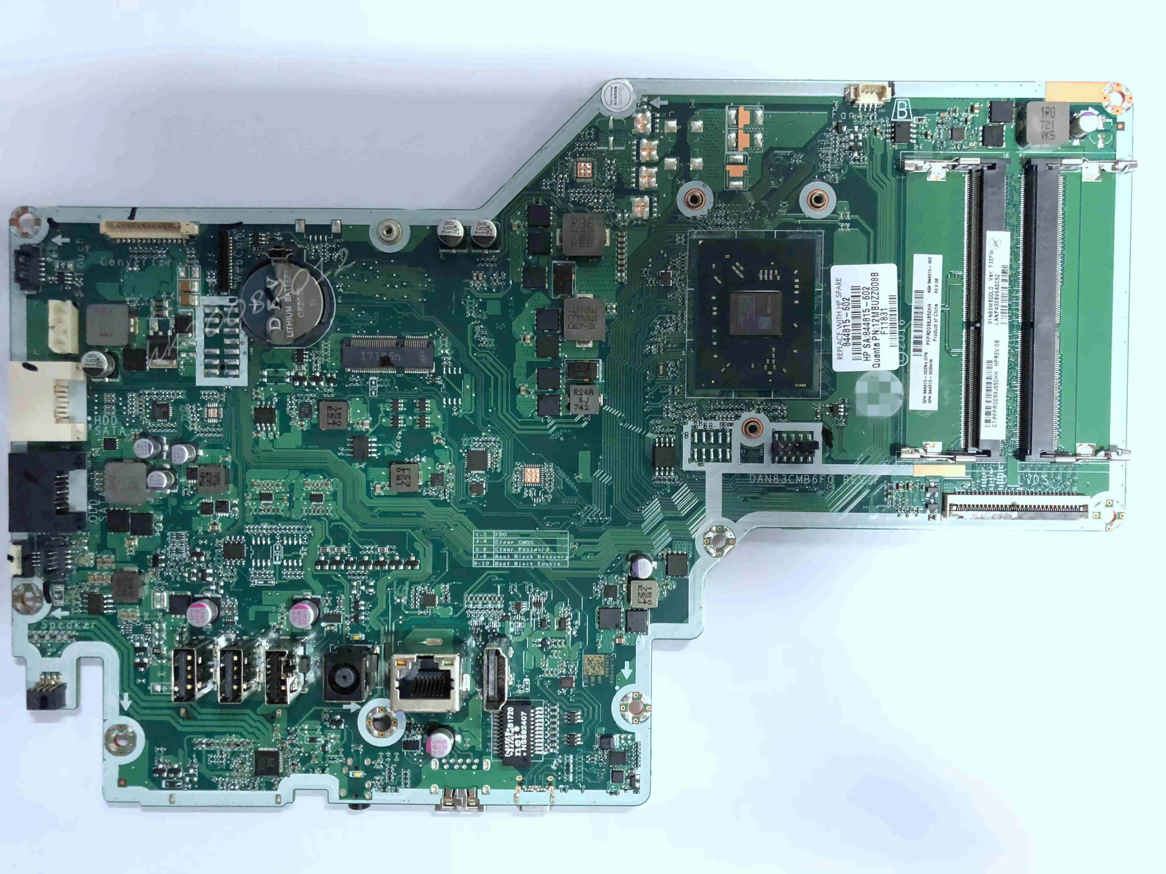 Carte Mère HP Cilvia-A9 Pour HP Pavilion 590 – Processeur AMD, DDR4