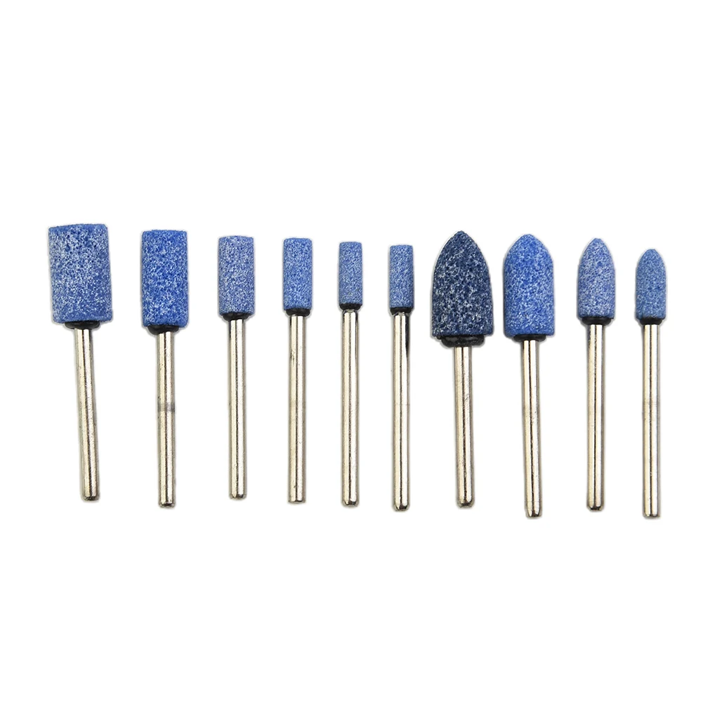 

DIY Polishing Wheel Jade Wood Set 10Pcs Kit 1/8'' Accessories Shank Replacement Abrasive Attachment Mounted Stone