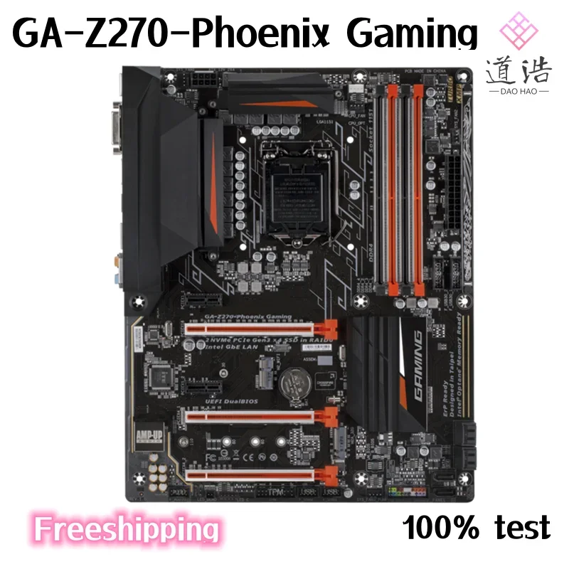 For GA-Z270-Phoenix Gaming Motherboard 64GB HDMI M.2 LGA 1151 DDR4 ATX Z270 Mainboard 2 S5ba1d4d6e7644bf1b77fedcdd1910677T