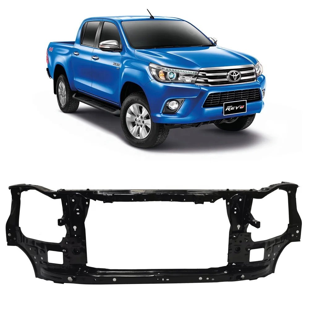 

Hot Sale Car Metal Body Parts Steel Radiator Support for Toyota Hilux Revo 2015- Double Cabin