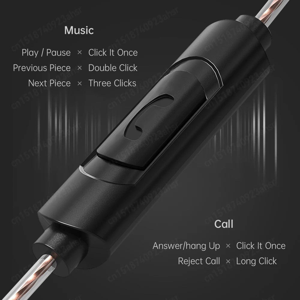 Original X7 In Ear HiFi Wired Earphone Stereo Monitor Headphones with Mic Sport Noise Cancelling Headset Music Game Bass Earbuds
