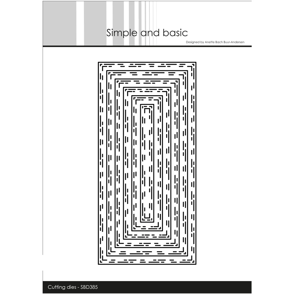 

Broken Lines – Mini Slim Cutting Dies for New December 2023 Scrapbooking Paper Making Frame Card Craft Supplies no Stamps