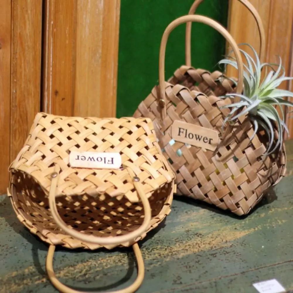 Girl Basket Wicker Baskets Basket Wicker Or Bamboo Baskets Cachepot For Flowers Bamboo Basket Decorative Flower Baskets 5