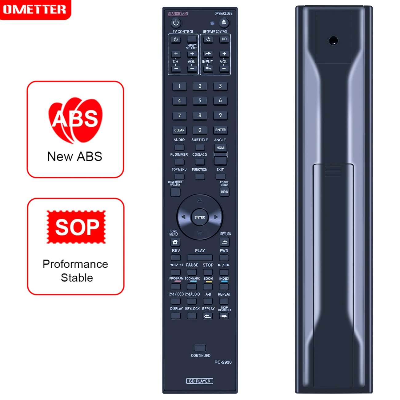 Rc-2930 Telecomando Per Pioneer Bdp-62Fd Bdp-80Fd Rc-2427 Bdp-23Fd Bdp-62Fd Elite Bd Blu-Ray 3D Disc Player