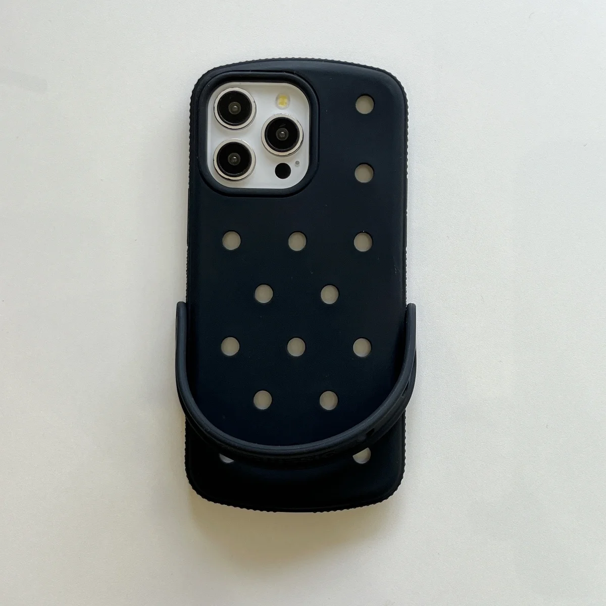 For i Phone 16 Pro Max Crocs Case colors Beige/Gray /Yellow/ Mauve