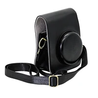 For Fujifilm Instax Mini 12 Case, Vintage PU Leather Protective Pouch with Wrist Strap, Scratchproof Cover for Instant Camera - Image 6