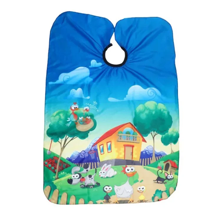 Haircut Cape Hairdressing Cape Beauty Salon Apron Hair Salon Cloth 1pc Kids Haircut Hairdresser Barber Cape Apron Waterproof Durable Hairdresser Tool Salon Cloth Hair Cutting Cape For Barber Shop