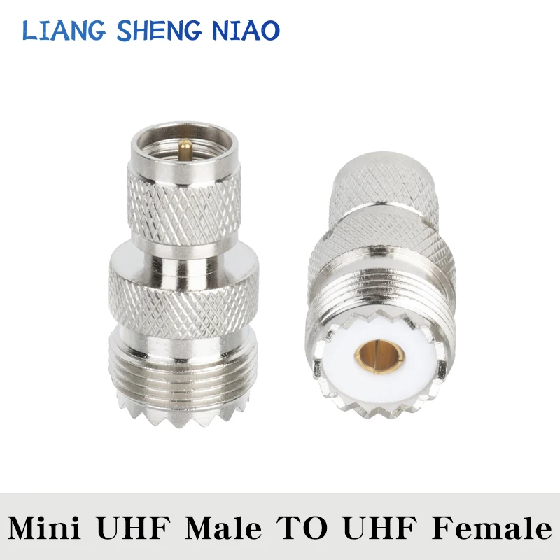 

1pcs Mini UHF PL259 SO239 TO UHF Connector UHF Male Jack To miniUHF Female Plug RF Coax Connector Straight Adapter Crossover sub