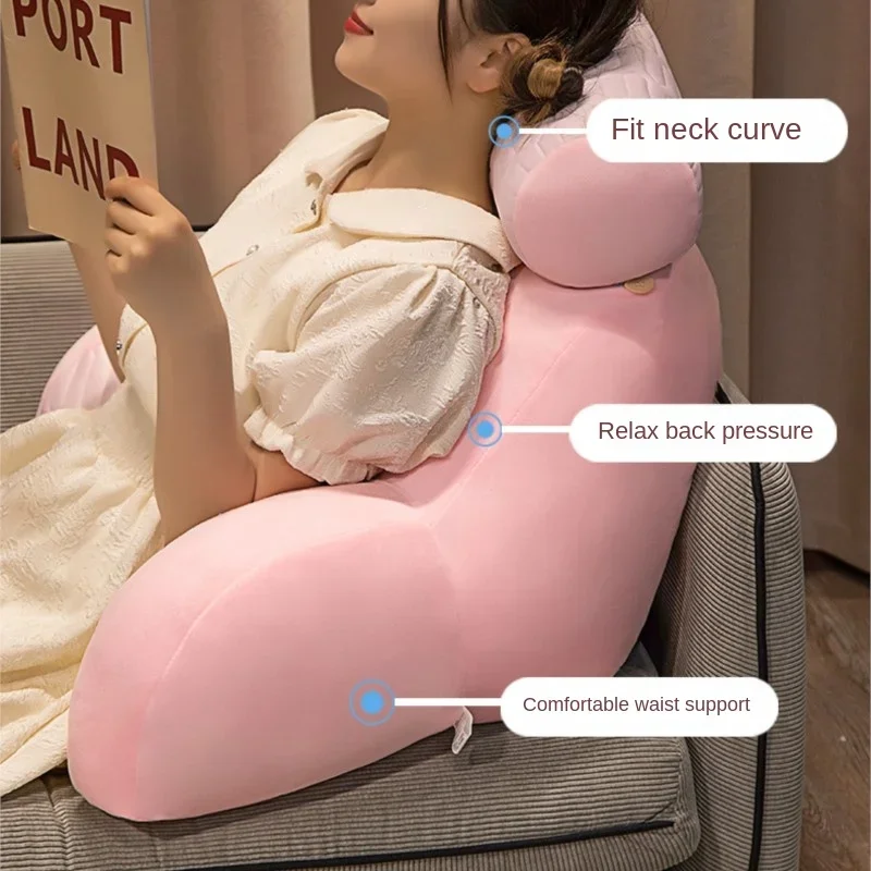 Warming Latex Headboard Cushion – Soft Back & Waist Support Pillow 5