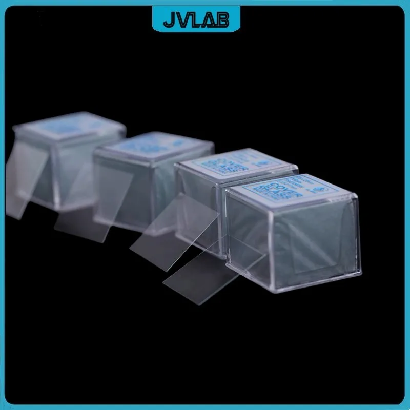 Microscope Coverslip Microscope Glass Slides Square Coverglass 18*18mm 20*20mm 22*22mm 24*24mm 24*32mm 24*40mm 100 Pcs microscope glass slides