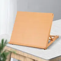 Fashion Folding Beech Wood Table Easel Multifunction Professional Art Painting Easel Adjustable Portable Sketch Easel Artists 4