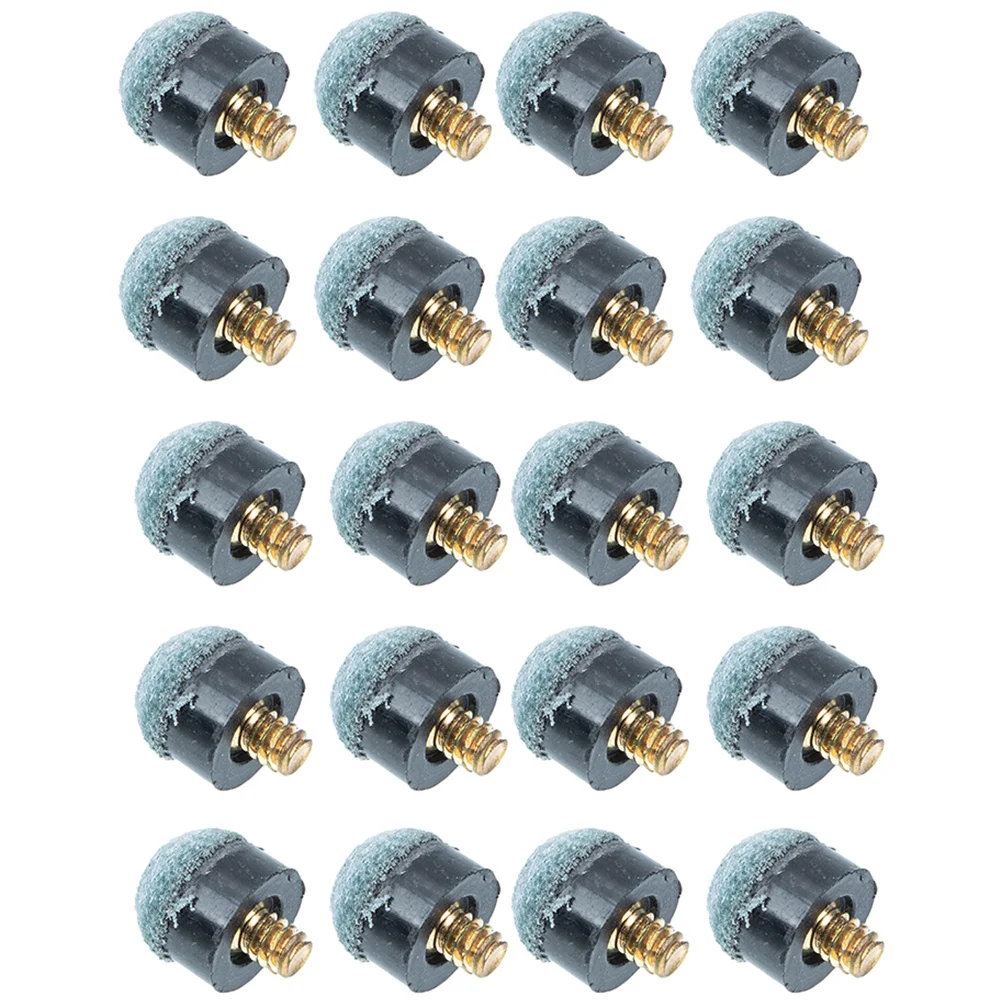 

50 Pcs Pool Cue Tip An Fittings Tips for Screw-in Billiard Parts Stick Replacement Kit Head