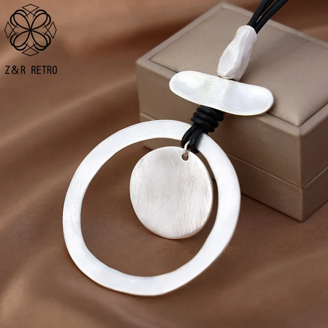 Trend Geometric Jewelry for Women 2024 Long Chains Unusual