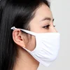 3-10Pcs 3 Layers Black White Cotton Mouth Mask Washable Reusable Elastic Anti Dust Pollution Casual Earloops Adult mask 2