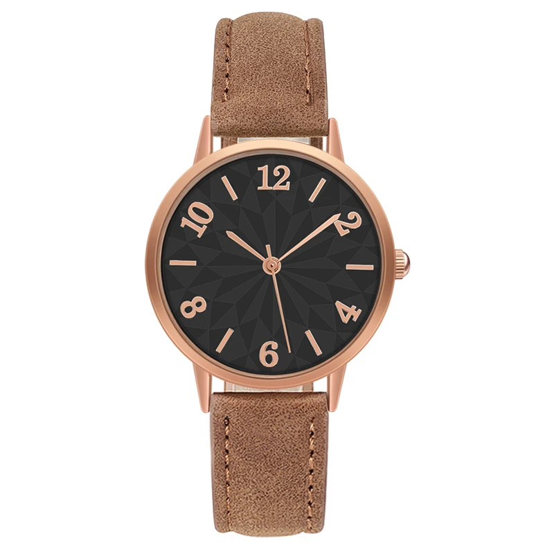 Fashion Women's Watch Leather Strap Wristwatch Quartz Watches For Women Clock Gift Reloj Mujer relogios feminino 2