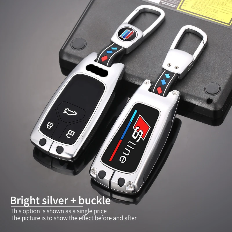 Custodia/cover per Chiave/telecomando per Audi A4 B9 A5 A6 8S 8W Q5 Q7 4M S4 S5 S7 TT TTS TFSI RS Protector Fob Keyless - S5ba353be90b94ff489643b8135293fa3R