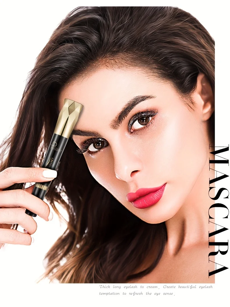 Description Picture 2 of itemSilk Fiber Lash Mascara Extension Black Thick Eye Lashes Waterproof & Smudge-Proof Long-Lasting No Flaking Natural No Clumping