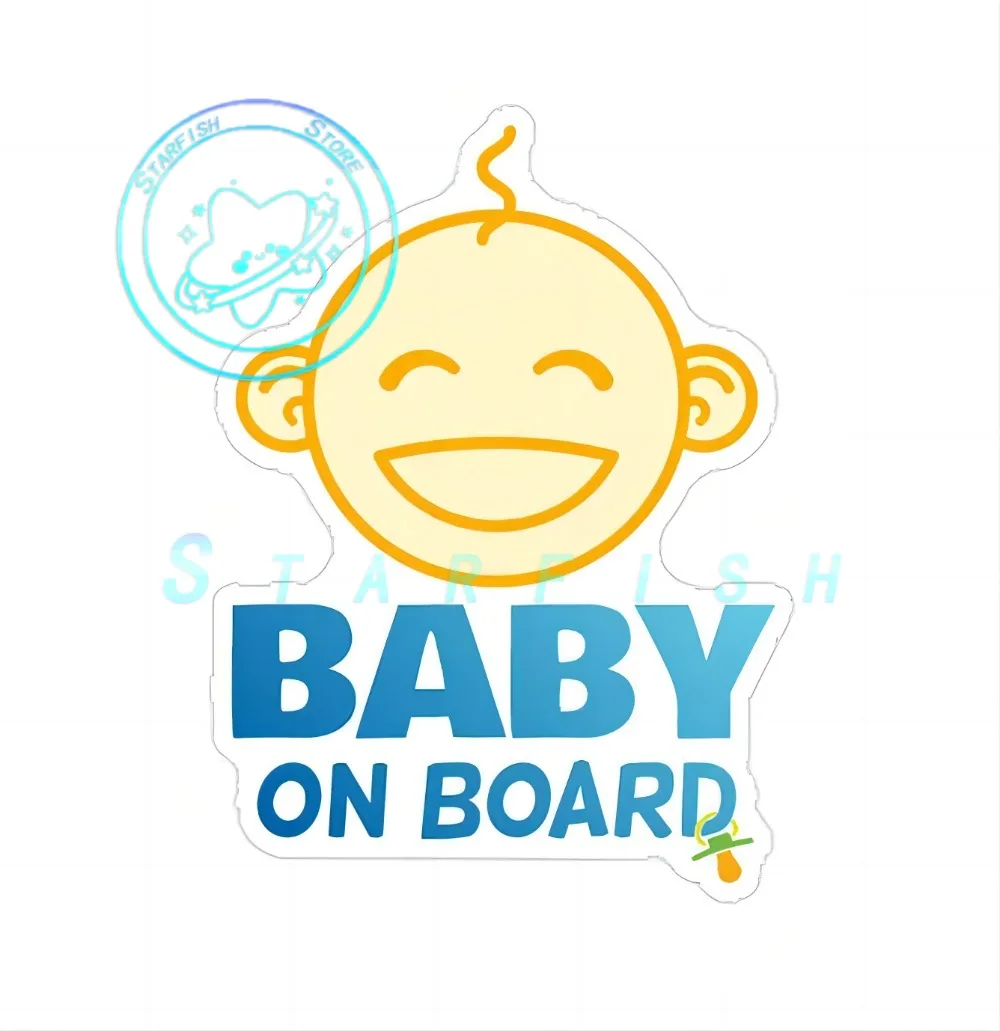 

Baby on Board PVC Car Stickers Tuning Cartoon Window PVC Decals Automobiles Decoration Personalized Bomb Ornament