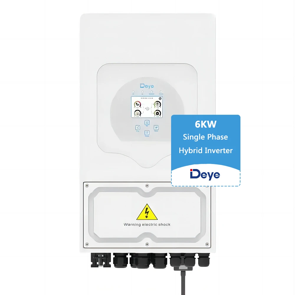 Deye 3.6Kw 5Kw 6Kw Sun-3.6-6K-Sg03Lp1-Eu Inverter Solare Ibrido Monofase