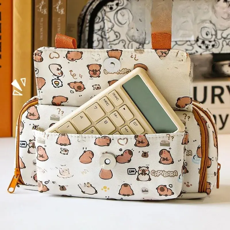 Piglet Printing Pen Case Large Capacity Organizer Storage Bag for Stationery Supplies Bag Organizer pencil case,bag organizer,pen pouch