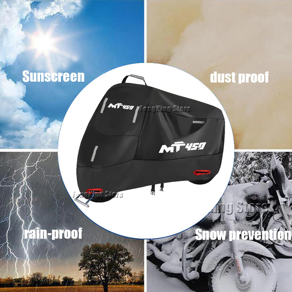 Motorcycle & Scooter Waterproof Outdoor UV and Dust Protector Cover