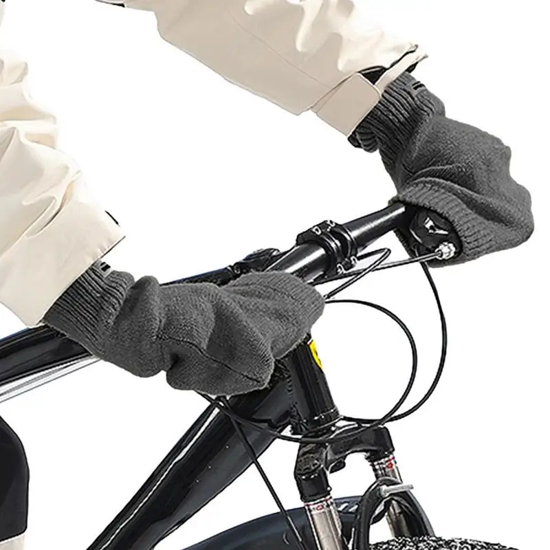 ROCKBROS Manchons de guidon de vélo - Pour l'hiver - Thermiques